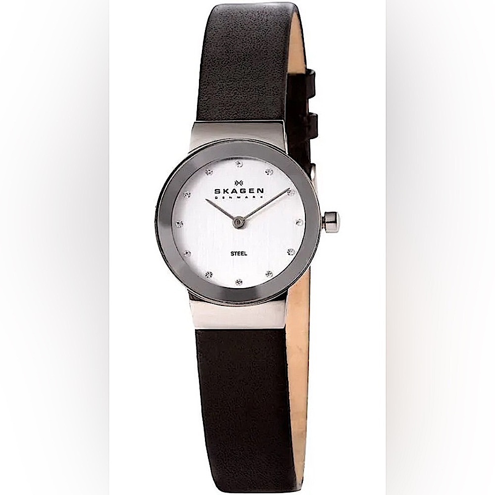 Skagen Swarovski ‘Crystal Glitz’ Watch (EUC)